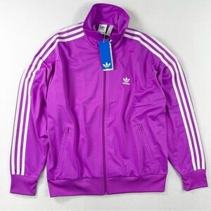 Adidas Originals Firebird Track Jacket Womens Purple Burst Full Zip NWT All Sz